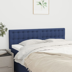 Cabeceiras azul 144x5x78/88 cm tecido