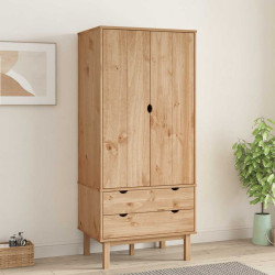 Roupeiro otta 76,5x53x172 cm pinho maciço