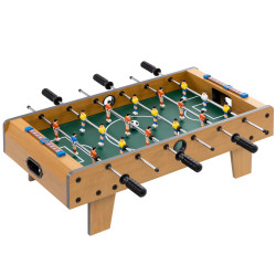 Matraquilho para crianças de madeira com 2 bolas 6 varas 2 marcadores de pontos 18 jogadores 69x36,5x22cm madeira