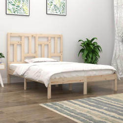 Cama sem colchão 160x200 cm madeira de pinho maciça