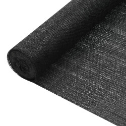 Rede de ocultação para privacidade pead 75 g/m² 2x10 m preto