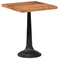 Mesa de bistrô 60x60x76 cm madeira de acácia maciça