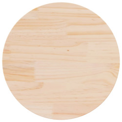 Tampo de mesa pinho maciço ø50x2,5 cm