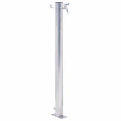 Coluna de água para jardim em aço inoxidável redonda 60 cm