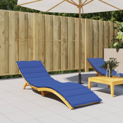 Almofadão p/ espreguiçadeira 200x60x3cm tecido oxford azul real