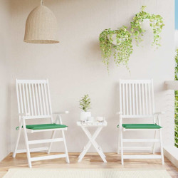 Almofadões p/ cadeiras jardim 2pcs 40x40x4 cm oxford verde