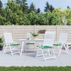 Almofadões p/ cadeiras jardim 4pcs 40x40x4 cm oxford verde