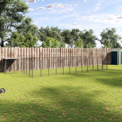 Canil 26,62 m² aço preto