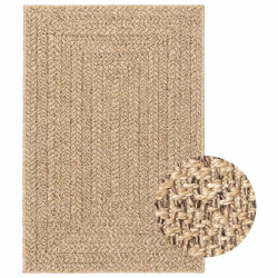 Tapete zizur 120x170 cm aspeto de juta interior e exterior