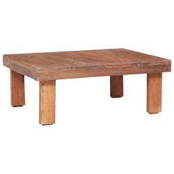 Mesa de centro 60x45x23 cm madeira de mogno maciça