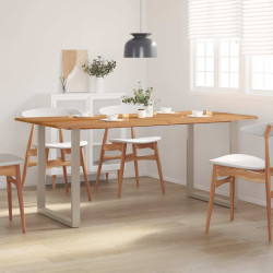 Mesa de jantar 180x90x76 cm madeira de acácia maciça