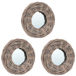 Espelhos 3 pcs 15 cm vime