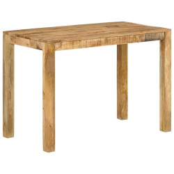 Mesa de jantar 110x55x76 cm madeira de mangueira maciça