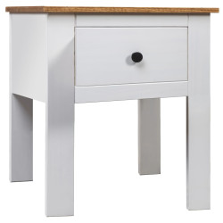 Mesa de cabeceira 46x40x57 cm pinho panama branco