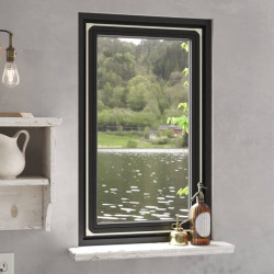 Tela anti-insetos magnética para janelas 80x140 cm branco