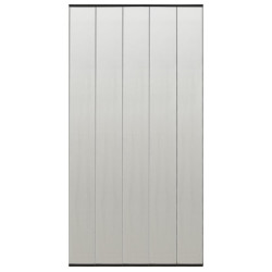 Cortina porta anti-insetos c/ 5 painéis 120x240 cm malha preto