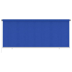 Estore de rolo para exterior 355 (l) x 140 (a) cm azul HDPE