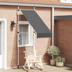 Toldo retrátil manual 100 cm antracite