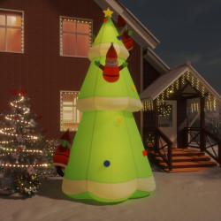 Árvore natal insuflável com luzes LED 500 cm