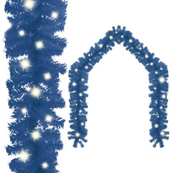 Grinalda de natal com luzes LED 10 m azul