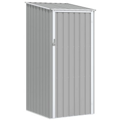 Abrigo de jardim 87x98x159 cm aço galvanizado cinzento