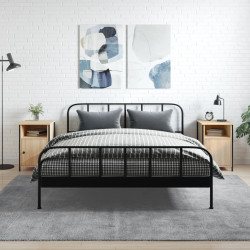 Mesas cabeceira 2 pcs 40x42x60cm deriv. madeira carvalho sonoma