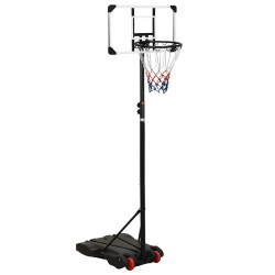 Tabela de basquetebol 216-250 cm policarbonato transparente