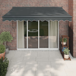 Toldo retrátil automático 3x2,5 m antracite