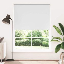 Cortina de rolo blackout, 164,4 x 230 cm, largura do tecido 160 cm, branca.