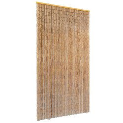 Cortina de porta anti-insetos em bambu 100x220 cm