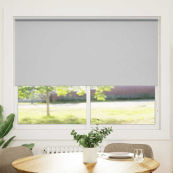 Cortina de rolo blackout, 144,4 x 175 cm, largura do tecido 140 cm, cinza