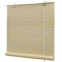 Estore de enrolar 140 x 160 cm bambu natural