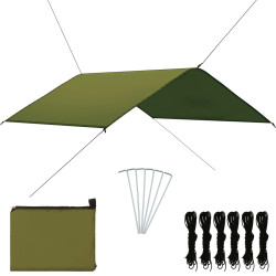 Lona de exterior 4x4 m verde