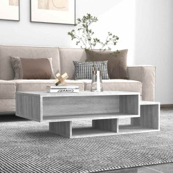 Mesa de centro 105x55x32cm derivados de madeira cinzento sonoma