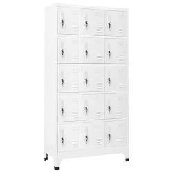 Cacifo 90x40x180 cm aço cinzento-claro