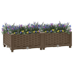 Canteiro elevado 80x40x23 cm polipropileno