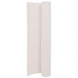 Cerca de jardim dupla face 110x500 cm branco