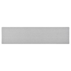 Tapete/passadeira 50x200 cm cinzento-claro