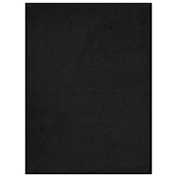 Tapete de porta 60x80 cm preto