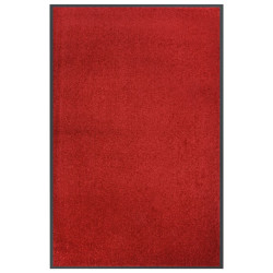 Tapete de porta 80x120 cm vermelho
