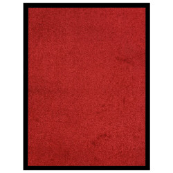 Tapete de porta 40x60 cm vermelho