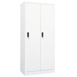 Roupeiro 80x50x180 cm aço branco