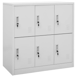 Cacifo 90x45x92,5 cm aço cinzento-claro