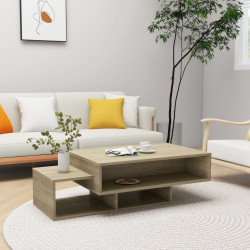 Mesa de centro 105x55x32cm derivados de madeira carvalho sonoma