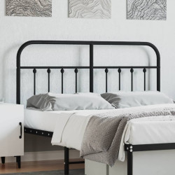 Cabeceira de substituição 140 cm metal preto