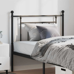 Cabeceira de substituição 100 cm metal preto