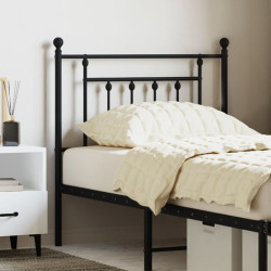 Cabeceira de substituição 80 cm metal preto