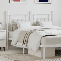 Cabeceira de substituição 150 cm metal branco