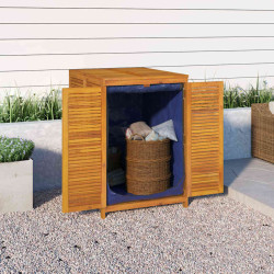 Caixa de arrumação para jardim 70x87x104 cm acácia maciça