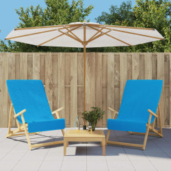 Toalhas de praia 2 pcs 60x135 cm tecido 400 gsm turquesa